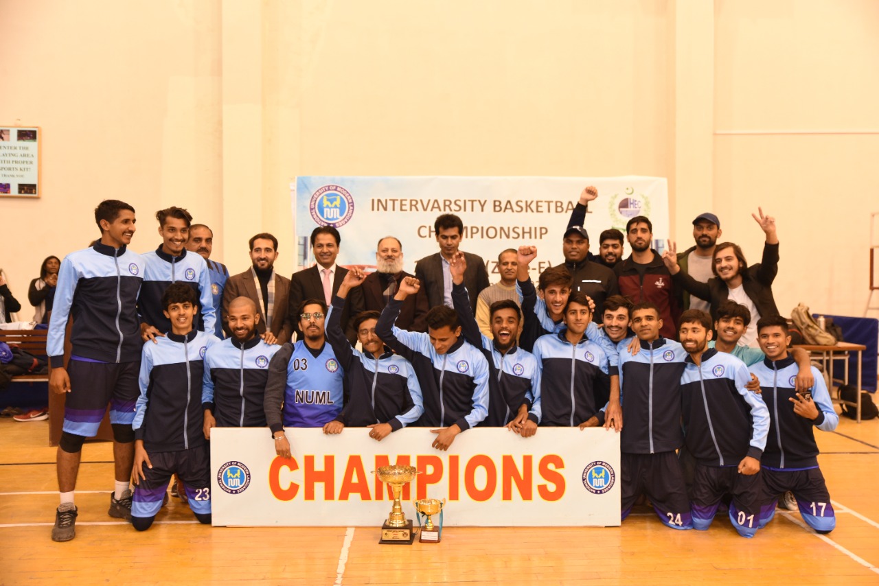 NUML won Intervarsity Basketball Championship